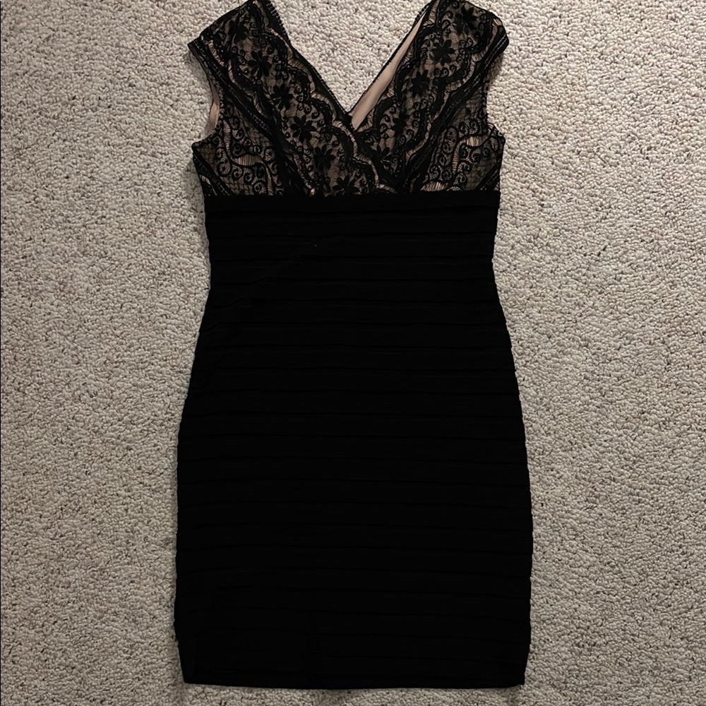 Adrianna Papell Lace Cocktail Dress